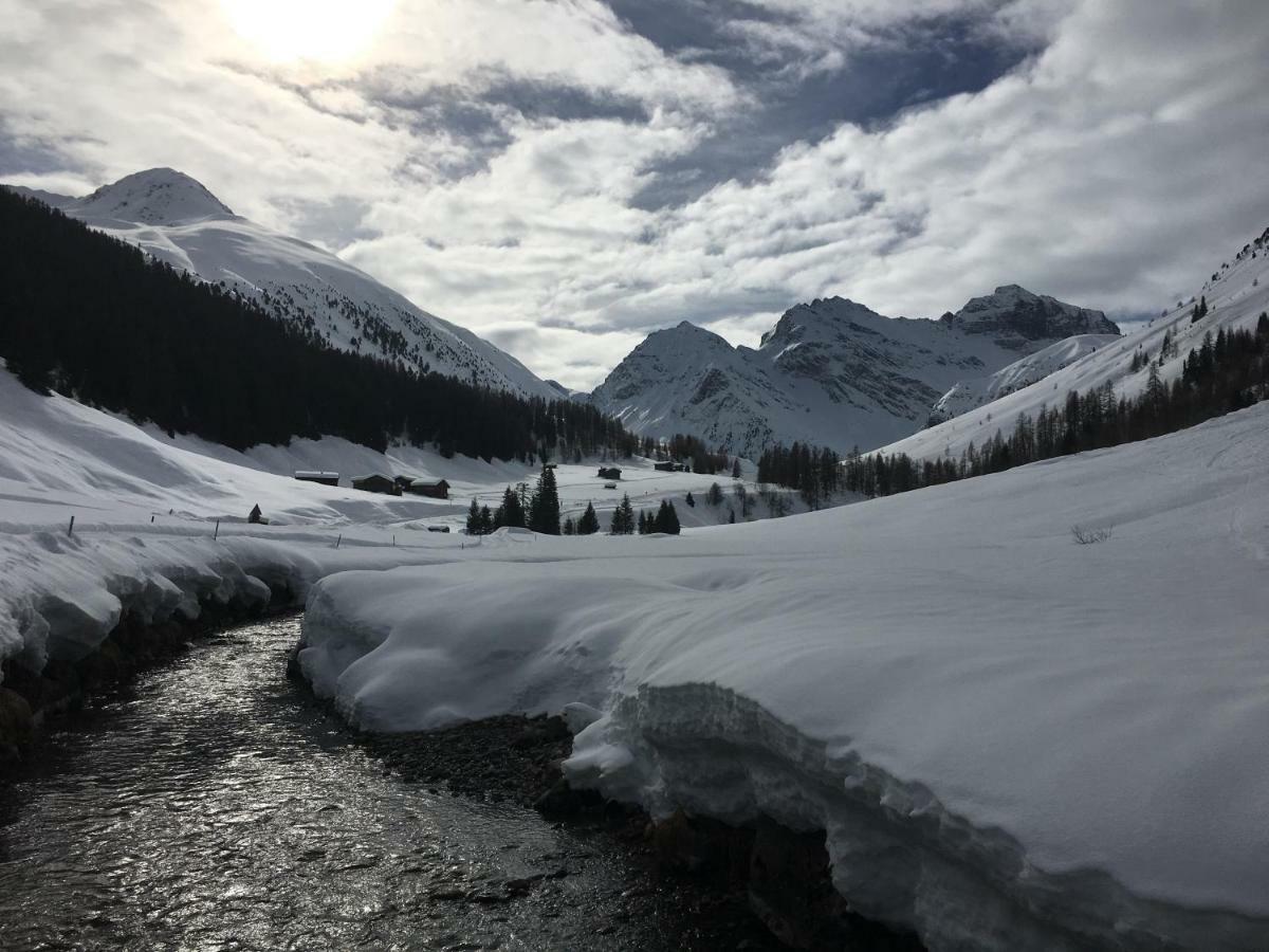 Sertig Ferienwohnung Davos Buitenkant foto